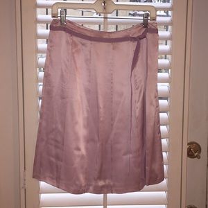 Silk lavender skirt